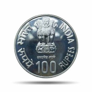 100 Rupees Veer Durgadass 2003 Mumbai Mint 35 gms Silver Commemorative Coin, Republic India Decimal Series, UNC