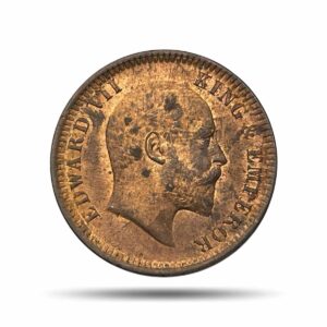 One Quarter Anna Edward VII King & Emperor 1903 Calcutta Mint Bronze Coin, British India Uniform Coinage, UNC.