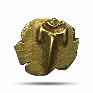 Gold Fanam (Circa 1674-1855) Gold Coin, Thanjavur Maratha kingdom, Collectible.