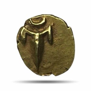 Gold Fanam (Circa 1674-1855) Gold Coin, Thanjavur Maratha kingdom, Collectible.