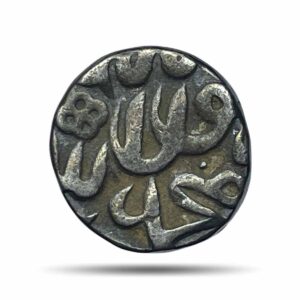 Silver Tanka Jalal-ud-Din Muhammad Akbar Malwa Type, AH 98X Mandu-Ujjain Mint Silver Coin, Mughal Empire, Collectible.