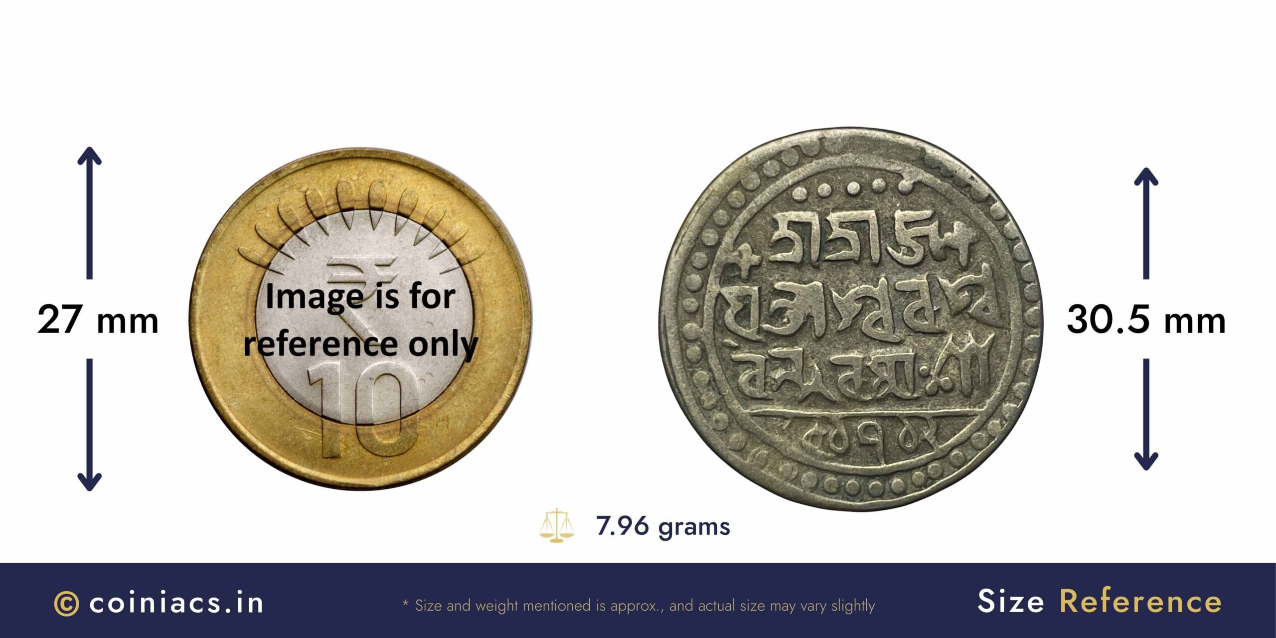 Rare One Rupee Ram Simha II 1712 Saka Era (1790 CE) Silver Coin, Jaintiapur Indian Jaintia Kingdom, Collectible. - Image 4